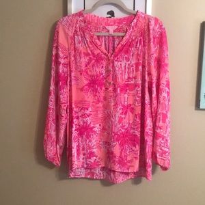 Lilly Pulitzer silk blouse